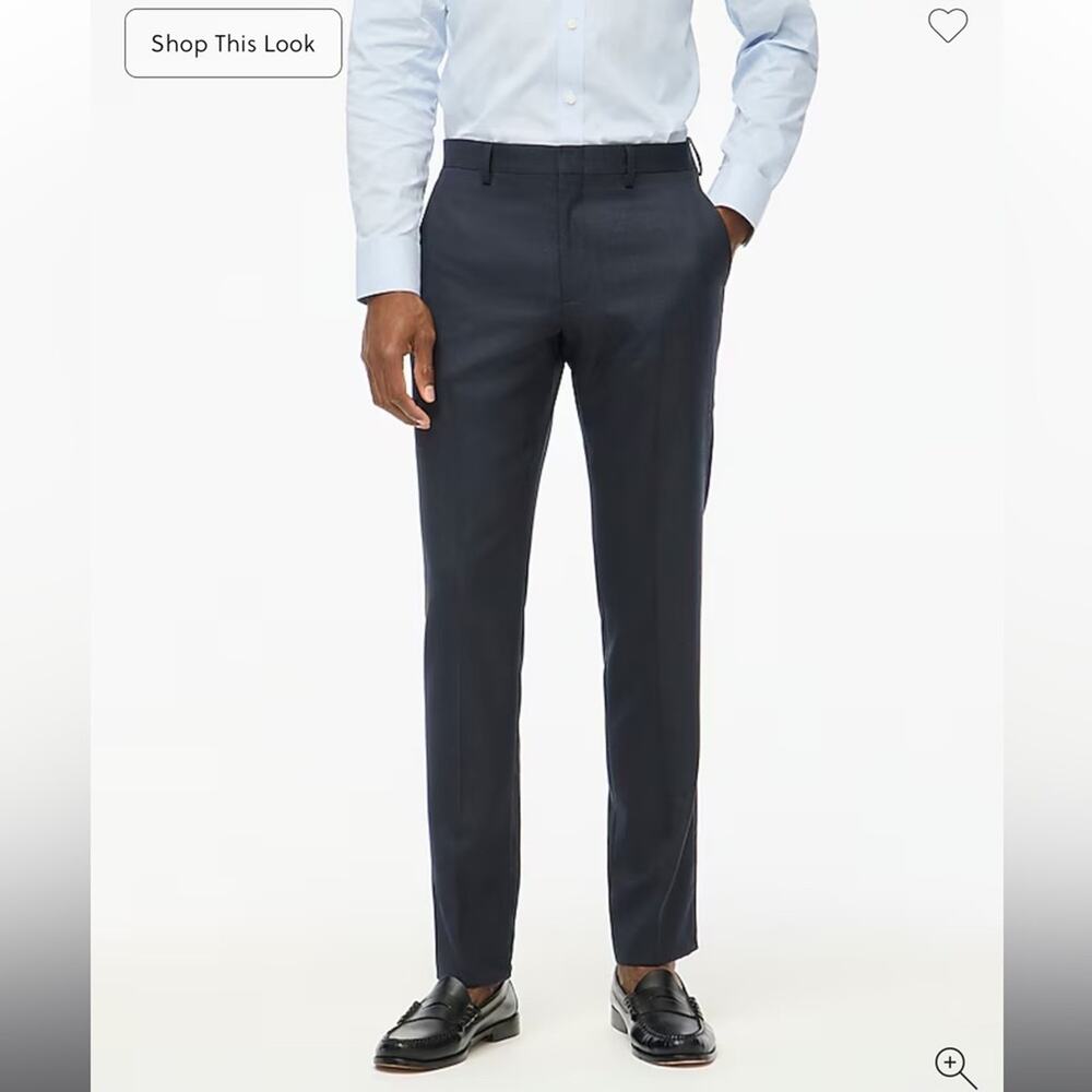 J.Crew Slim-fit Thompson worsted wool suit pant 36/30
